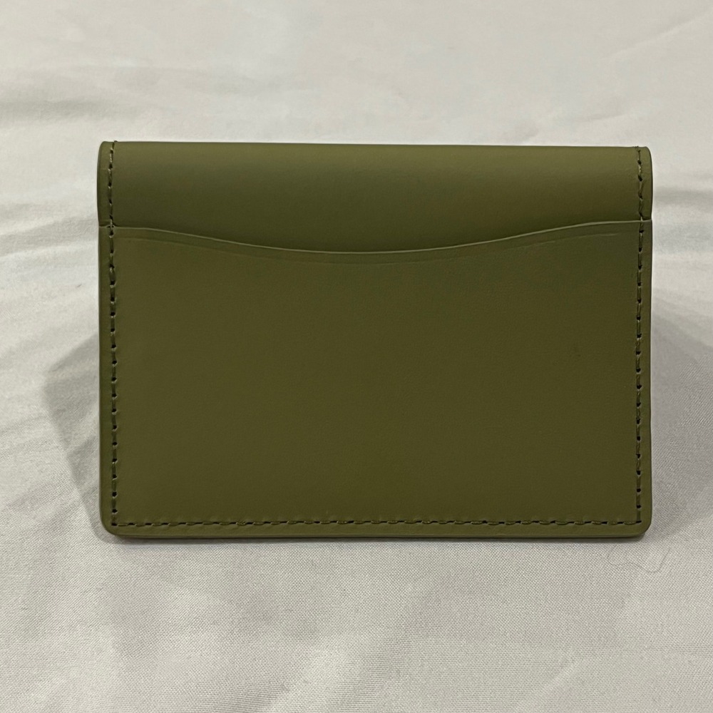 Thread Scout Bifold Wallet Olive Green Checkerboard Pattern - Picture 4 of 9